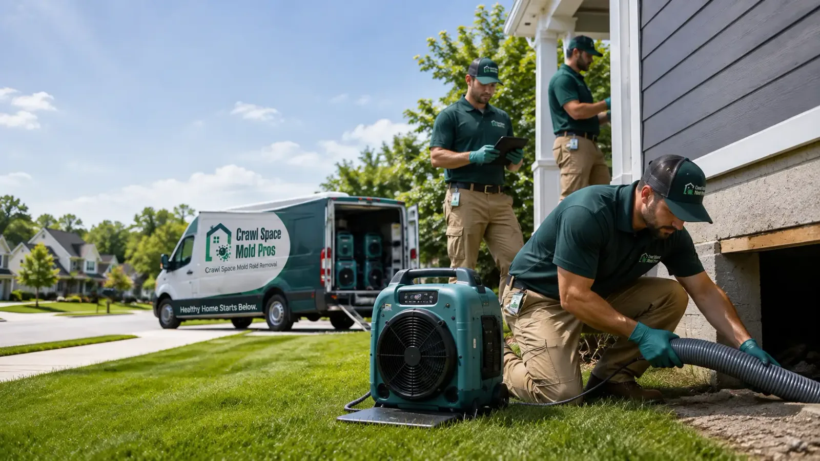 Crawl Space Mold Removal in Delavan, IL